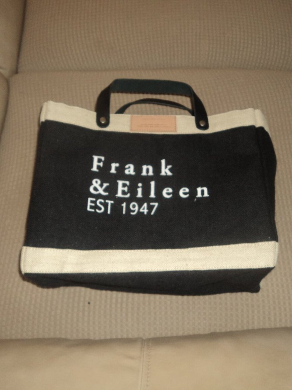 Frank and Eileen Canvas Market Bag
